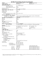 Toshiba Satellite 315CDS Specifications preview