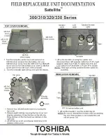 Preview for 3 page of Toshiba Satellite 335CDS Replacement Instructions Manual