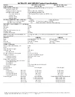 Toshiba Satellite 4005CDS Specifications preview