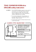 Preview for 16 page of Toshiba Satellite 5200 Series User Manual