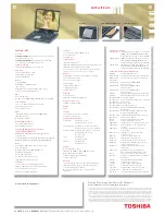 Preview for 2 page of Toshiba Satellite A10 Series Brochure