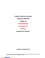 Toshiba Satellite A100 Series Maintenance Manual preview