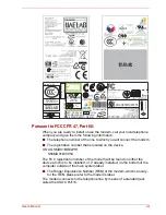 Предварительный просмотр 8 страницы Toshiba Satellite A500 Series User Manual