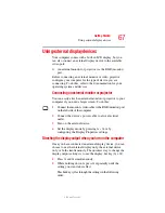 Preview for 67 page of Toshiba Satellite A70 User Manual