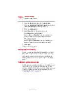 Preview for 104 page of Toshiba Satellite A70 User Manual