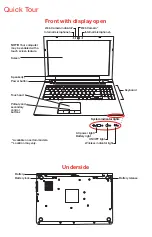 Preview for 3 page of Toshiba Satellite C50-C Quick Manual