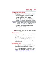 Preview for 85 page of Toshiba Satellite C875D-S7220 User Manual