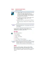 Preview for 110 page of Toshiba Satellite C875D-S7220 User Manual