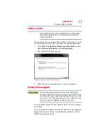 Preview for 77 page of Toshiba Satellite E200 Series User Manual