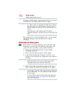 Preview for 112 page of Toshiba Satellite E200 Series User Manual