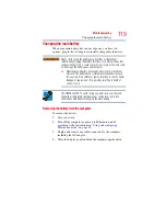 Preview for 119 page of Toshiba Satellite E200 Series User Manual