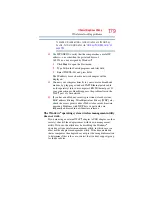 Preview for 179 page of Toshiba Satellite E200 Series User Manual