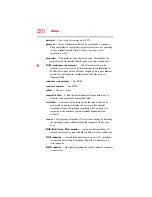 Preview for 220 page of Toshiba Satellite E200 Series User Manual