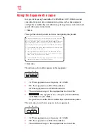 Preview for 12 page of Toshiba Satellite E300 series User Manual