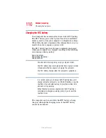 Предварительный просмотр 110 страницы Toshiba Satellite L10 User Manual