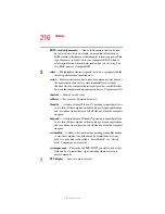 Предварительный просмотр 216 страницы Toshiba Satellite L10 User Manual