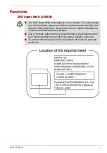 Preview for 5 page of Toshiba Satellite L100-108 User Manual