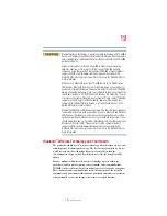 Preview for 19 page of Toshiba Satellite L30 User Manual