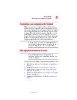 Preview for 45 page of Toshiba Satellite L30 User Manual