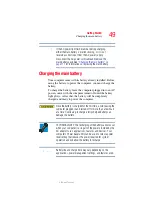 Preview for 49 page of Toshiba Satellite L30 User Manual