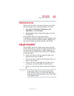 Preview for 61 page of Toshiba Satellite L30 User Manual