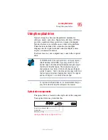 Preview for 95 page of Toshiba Satellite L30 User Manual