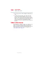 Preview for 104 page of Toshiba Satellite L30 User Manual