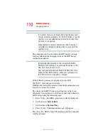 Preview for 110 page of Toshiba Satellite L30 User Manual