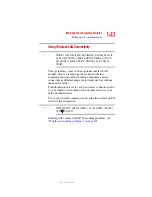 Preview for 143 page of Toshiba Satellite L30 User Manual