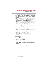 Preview for 231 page of Toshiba Satellite L30 User Manual