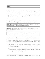 Preview for 3 page of Toshiba Satellite L300 Series Maintenance Manual