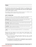 Preview for 3 page of Toshiba Satellite L300D Maintenance Manual