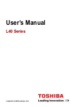 Preview for 1 page of Toshiba Satellite L40-ASP4261LM User Manual