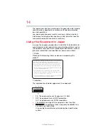 Preview for 14 page of Toshiba Satellite L40 Series User Manual