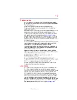 Preview for 17 page of Toshiba Satellite L40 Series User Manual