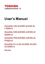 Toshiba Satellite L50-A Series User Manual preview