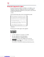 Preview for 12 page of Toshiba Satellite L650 User Manual