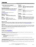 Preview for 2 page of Toshiba Satellite L745D-S4230 Specifications