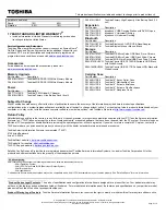 Preview for 2 page of Toshiba Satellite L750-ST4N02 Specifications