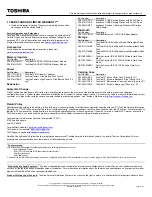 Preview for 2 page of Toshiba Satellite L755-S5362 Specifications