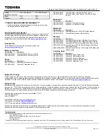 Preview for 2 page of Toshiba Satellite L755D-S5250 Specifications