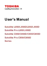 Toshiba Satellite L850 User Manual предпросмотр