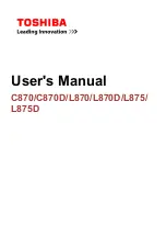Preview for 1 page of Toshiba Satellite L870 User Manual