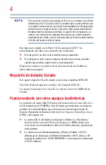 Preview for 4 page of Toshiba Satellite L900 Series (Spanish) Manual Del Usuario