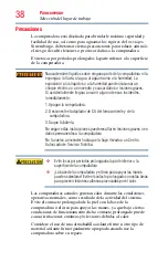 Preview for 38 page of Toshiba Satellite L900 Series (Spanish) Manual Del Usuario