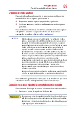 Preview for 89 page of Toshiba Satellite L900 Series (Spanish) Manual Del Usuario