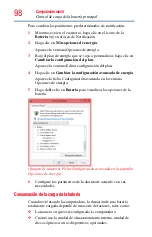 Preview for 98 page of Toshiba Satellite L900 Series (Spanish) Manual Del Usuario