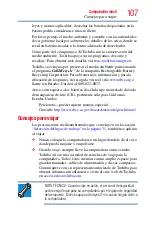 Preview for 107 page of Toshiba Satellite L900 Series (Spanish) Manual Del Usuario