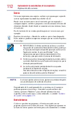 Preview for 112 page of Toshiba Satellite L900 Series (Spanish) Manual Del Usuario