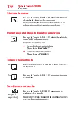 Preview for 176 page of Toshiba Satellite L900 Series (Spanish) Manual Del Usuario